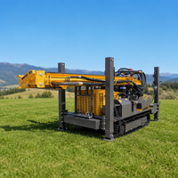 Machine de forage de puits d'eau, profondeur 300 mètres, diesel hydraulique, équipement de forage de puits pour forage de trous