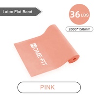 Bandas Elásticas de Látex en Rollo de 1.5m, Banda de Resistencia para Yoga y Fitness, Libre de Látex