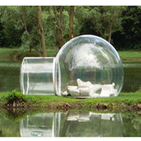 Dôme gonflable transparent géant pour l'extérieur, tente à bulles gonflable, tente de camping gonflable, igloo de neige