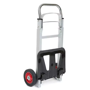 Truk troli <span class=keywords><strong>aluminium</strong></span>, koper tangan transportasi mudah dibawa, kapasitas 90 KG, <span class=keywords><strong>2</strong></span> roda tugas berat - Product Image 3