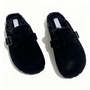 Zapatos <span class=keywords><strong>de</strong></span> Corcho y Algodón <span class=keywords><strong>para</strong></span> Mujer con Descuento al por Mayor, con Forro <span class=keywords><strong>de</strong></span> Cachemira y Ante Vacuno, Cómodos <span class=keywords><strong>para</strong></span> Otoño e Invierno - Product Image 2