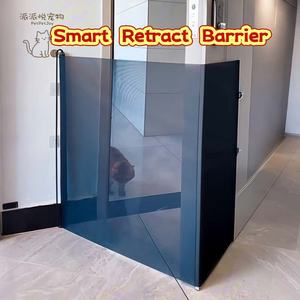 <span class=keywords><strong>Barrière</strong></span> de Séparation Intérieure <span class=keywords><strong>Anti</strong></span>-Saut pour Animaux Domestiques, en Tissu Maillé Solide Rétractable Automatique, Écologique, pour Entrée de Salon - Product Image 1