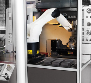 Meilleur prix pour le robot collaboratif Iisy 11 R1300 avec pince SMC pour le chargement et le déchargement de petites pièces dans une ligne de production automatique - Product Image 2
