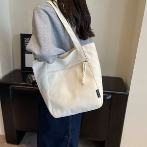 Sac fourre-tout en gros, nouvelle collection automne-hiver, couleur unie, style vintage, sac de maman, décontracté, grande capacité, minimaliste, sac à bandoulière pour femme - Product Image 4