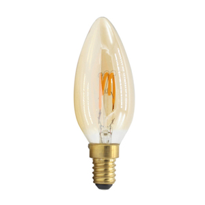 Ampoule <span class=keywords><strong>LED</strong></span> à filament vintage antique en verre clair ou ambré à intensité variable C35 <span class=keywords><strong>E14</strong></span> <span class=keywords><strong>4w</strong></span> - Product Image 6