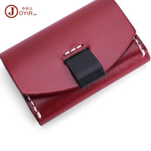 Joyir Leather <b>Card</b> <b>Holder</b> 3 in Minimalist Solid Color Wear-Resistant Everyday Use Summer 2020 - Product Image 1