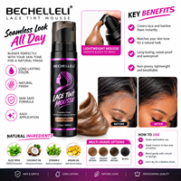 Bagues de couleur organiques longue durée, imperméables, à séchage rapide, pour un match parfait au teint naturel, avec conception personnalisée gratuite, pour usage domestique, OEM ODM