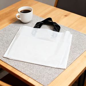 Bolsa de Compras Promocional con Logotipo Personalizado, Bolsa de Plástico para Ropa, Regalos, Compras y Empaque - Product Image 4