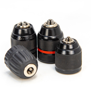 ZHCY Drill Chuck Electric Drill Wrench Self Tightening Adapter Metal <b>Plastic</b> Round Shank Power Tool Accessory - Product Image 3