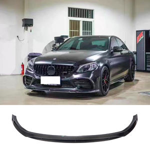 Lèvre avant en Fiber de carbone véritable pour Benz Classe C W205 Lci 2019-2021 Lèvre de pare-chocs avant - Product Image 4