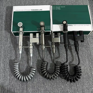 Toilet Bidet Sprayer <strong>Shattaf</strong> Telephone Line <strong>Wall</strong> <strong>Mounted</strong> for Bathroom Tap - Product Image 4
