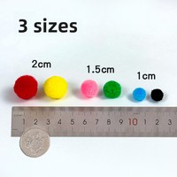 Kit de fabrication de boules en peluche pompon faites à la main, 14 ans d'expérience, unisexe, coloré, matériau hautement élastique, bâtonnets créatifs à torsionner