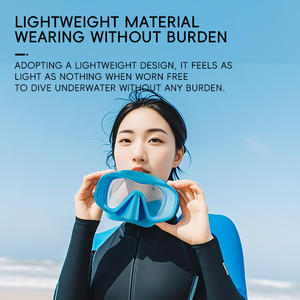 Masque de plongée sous-marine adulte parfaitement adapté aux lentilles en verre réglables - Product Image 4