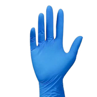 Gants en nitrile jetables à prise confortable sans poudre bon marché en gros 100 gants en nitriel jetables à écran tactile du fabricant