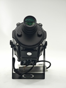 Proyector de Logotipos Gobo LED RGBW/Blanco Bertin de 100W para Exteriores, IP65 Impermeable, Batería de Litio, Control DMX512/Activación por Sonido, E27 100w L - Product Image 1