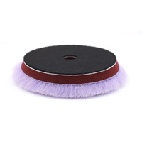 Tampons de polissage en laine auto-adhésifs de style japonais PMS, 5 pouces, 6 pouces, laine longue, outils de nettoyage pour le detailing automobile