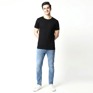 Fabricación de Camisetas Personalizadas para Hombre, Ajuste Cómodo, Diseño Único, Venta en Línea, Camisetas para Hombre para Uso Casual - Product Image 1