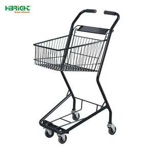 Carrito de Compras de Plástico de Alta Capacidad con Logotipo Personalizado, Movilidad Suave, Premium para Supermercado - Product Image 1