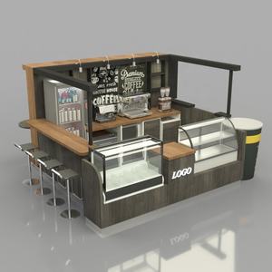 Mostrador de Comida Rápida Personalizado, Diseños de Quiosco para Tienda de Té y Café, Muebles para <span class=keywords><strong>Cafetería</strong></span>, Mostrador de Exhibición - Product Image 2