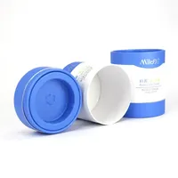 Tube en papier biodégradable, contenants cosmétiques vides, tube rond en carton pour l'emballage de crème pour le visage et de poudre