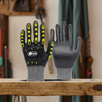 Guantes Resistentes a Cortes ANSI A5 Personalizados de Nmsafety, Guantes de Nitrilo Totalmente Recubiertos, Antiaceite, Impermeables, Guantes de Impacto TPR