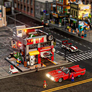 Lumibricks L9093 à collectionner Low Rider blocs de construction mécanique saut <span class=keywords><strong>Lowrider</strong></span> voiture bricolage assemblage briques jouet - Product Image 6