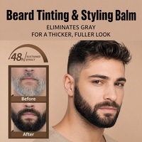 Mascara coiffant pour barbe à marque privée pour hommes, super waterproof, épaississant, assombrissant, longue tenue