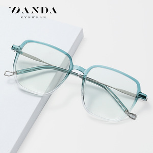 Danda Eyewear Gafas rectangulares con montura completa y antiluz azul para mujer, montura TR ligera, modelo TJ851 - Product Image 2