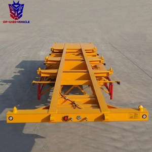 Squelette en acier de 20 et 40 pieds/semi-<span class=keywords><strong>remorque</strong></span> squelettique de châssis de conteneur à vendre - Product Image 2