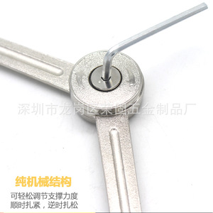 Support de porte d'armoire Ronggu, tige hydraulique épaisse de type droit, fixation n'importe où, quincaillerie pour meubles - Product Image 3