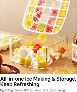 Herramienta Imprescindible para el Verano: Molde para Hacer y Dividir Hielo, Práctica Herramienta para Hacer Hielo en Casa, Molde para Hielo en Cubitos - Product Image 5