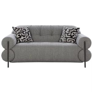 Canapé deux places Casablanca au design contemporain, rembourré, pour salon et bureau, disponible à l'exportation - Product Image 1