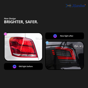 Feux arrière LED dynamiques séquentiels pour Mercedes GLK 200 260 <span class=keywords><strong>300</strong></span> <span class=keywords><strong>2007</strong></span>-2015 avec clignotants intégrés, Plug and Play, Pièces automobiles - Product Image 3