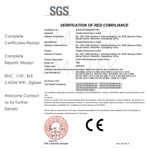 Interruptor Eléctrico Central Empotrado Estándar Europeo T6E, Panel de Control del Sistema de Hogar Inteligente - Product Image 5