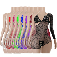 Vente en gros, prêt à expédier, 8 couleurs disponibles, strass, ensemble de 3 pièces, vêtements de danse exotiques