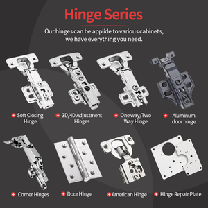 Consun New <strong>Small</strong> Angle <strong>Cupboard</strong> Hinges <strong>Kitchen</strong> Soft Closing 3D Adjustable Two Way Hydraulic Clip on Furniture Cabinet Door Hinge - Product Image 4
