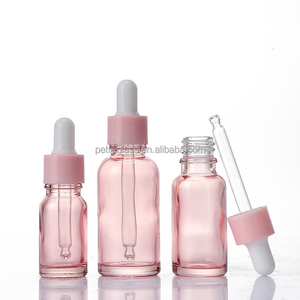 Bottiglie all'ingrosso di vetro <span class=keywords><strong>rosa</strong></span> con il contagocce 5ml 10ml 15ml 30ml 50ml 100ml bottiglia di olio essenziale - Product Image 2