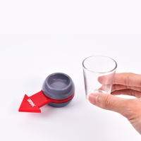 Ensemble de roulette à vin avec flèche rotative automatique de haute qualité et amusante, mélangeur de cartes en plastique pour les soirées festives ou les jeux de boisson