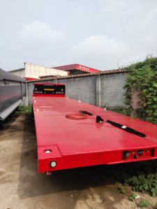 Semirremolque de Plataforma de 3 Ejes, Apto para Diversos Terrenos, Fuerte Agarre, Confiable y Duradero - Product Image 3