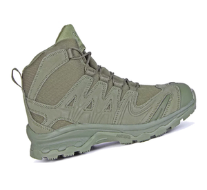 TSB1 STOCK Bottes de combat camouflage en daim et cuir de vachette respirantes, coloris kaki, noir, vert, pour entraînement, sport, course et service, modèle Ranger Ankle B - Product Image 6