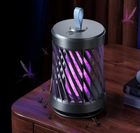 Piège à insectes électrique de bureau Hourglass à grille oblique pour attraper les mouches et les insectes d'intérieur