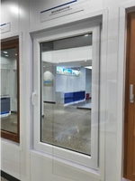 Fenêtre coulissante moderne en PVC avec double vitrage et stores intégrés, personnalisable en gros pour usine