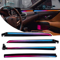 Kit d'amélioration d'éclairage d'ambiance dynamique LED 12V 64 couleurs pour Lexus ES 2018-2024 - Accessoires de décoration intérieure automobile
