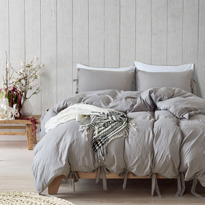 Ensembles <span class=keywords><strong>de</strong></span> literie modernes en polyester 100% doux Frenulum <span class=keywords><strong>housse</strong></span> <span class=keywords><strong>de</strong></span> <span class=keywords><strong>couette</strong></span> <span class=keywords><strong>de</strong></span> qualité avec linge <span class=keywords><strong>de</strong></span> lit brossé <span class=keywords><strong>lavé</strong></span> - Product Image 3