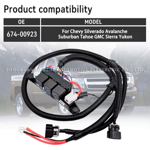 674-00923 JCTFN22 2-Gang-Steuerkabel für elektrische Lüfter für GMC Sierra Yukon 1999-2007, Standalone-Kabelbaum für elektrische Lüfter - Product Image 2