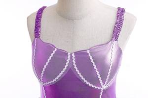 Costume de princesse Ariel pour enfants, pour filles, cosplay, carnaval, fête d'anniversaire, robe de sirène - Product Image 4