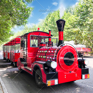 Factory Price Red 29-seat Trackless <b>Train</b> For Amusement Park Playground Family Fun Large Capacity Ride For All Ages For Sale - Product Image 4