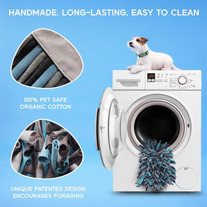 Nez de soulagement interactif Slow Eating Smell Training Pet Mat All-Sized Dog Brain Snuffle Mat pour l'alimentation - Product Image 4