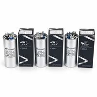 Condensateur à film polypropylène HuaYouXIng CBB65 10-100uF 370-630VAC en aluminium pour compresseur de climatiseur/moteur de ventilateur de condenseur