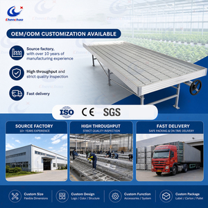 Tavolo Ebb and Flow ChenChao OEM in ABS per uso alimentare con ruote, per serra - Product Image 5